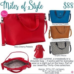 Thirty-one Jewell Miles of Style in Very Cherry